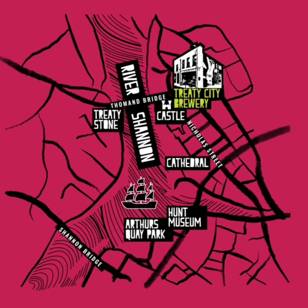 Map of Limerick city