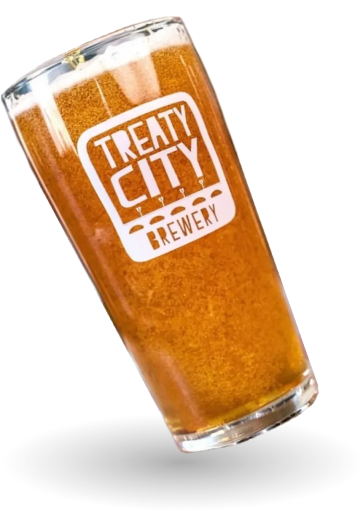 Pint of Irish craft beer - Treaty City